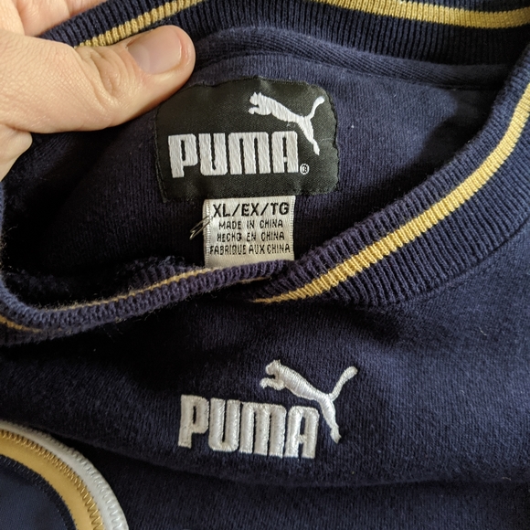 Puma NFL St Louis Rams Crewneck Sweatshirt Navy XL - Picture 4 of 8